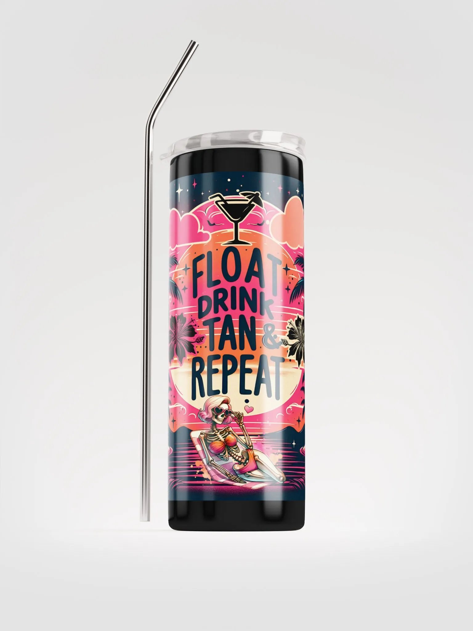 Spooky Summer Stainless Steel Tumbler product image (1)