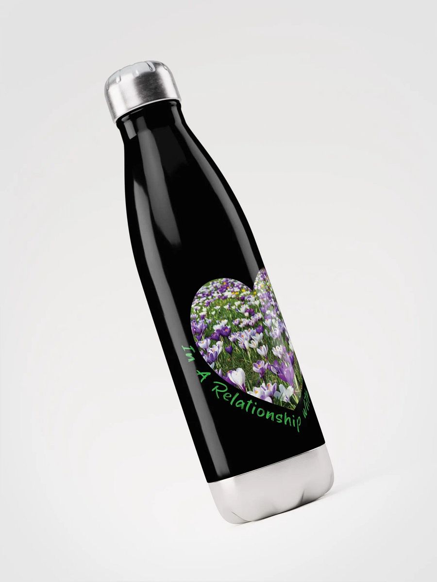 Floral Heart Stainless Steel Water Bottle product image (3)