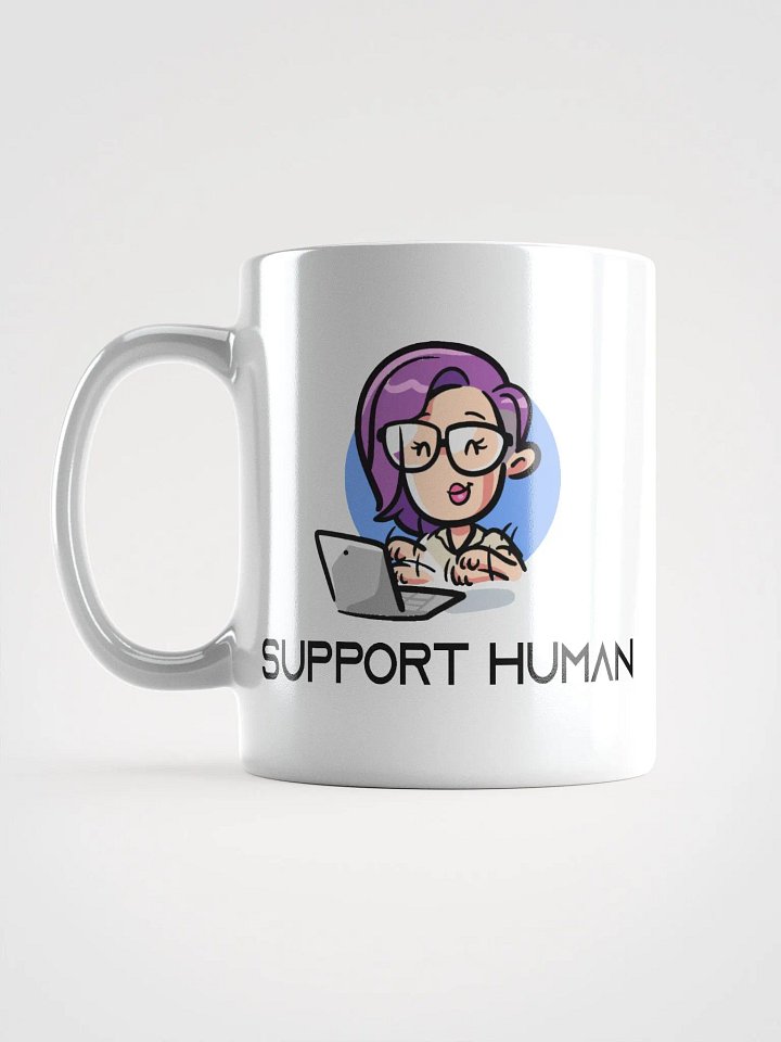 Support Human Coffee Mug (Lefties) product image (1)