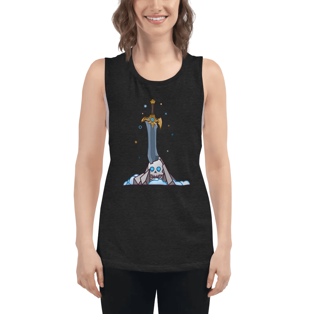Sword in the Skull - Quel'Serrar Variation - Women's Style Muscle Tank product image (5)