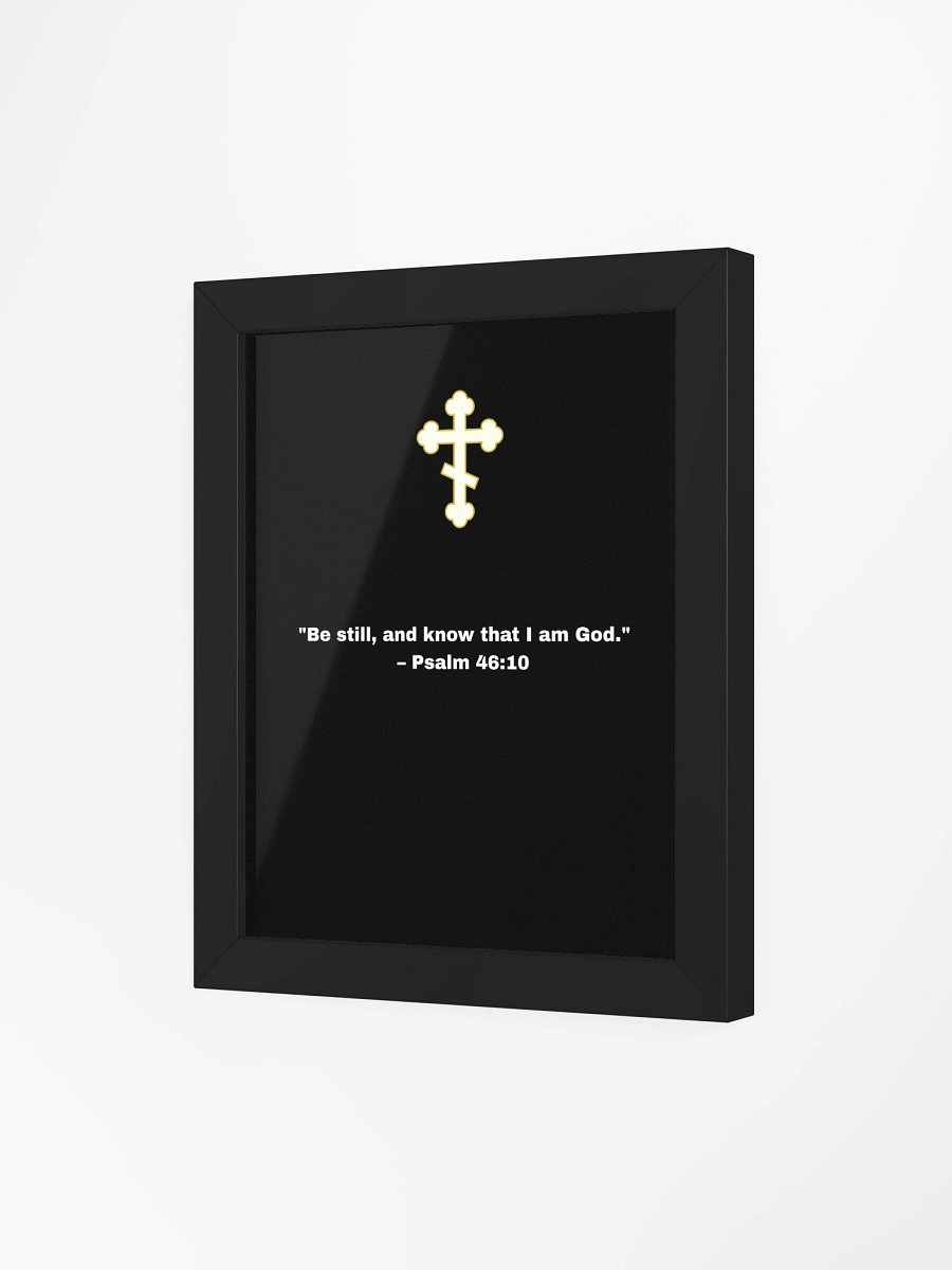 PSALM 46:10 FRAMED POSTER product image (17)