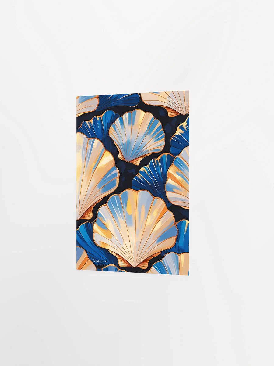 Poster artistique - Coquilles Saint-Jacques - 11 - Cadeau Déco Energie Vibratoire product image (4)
