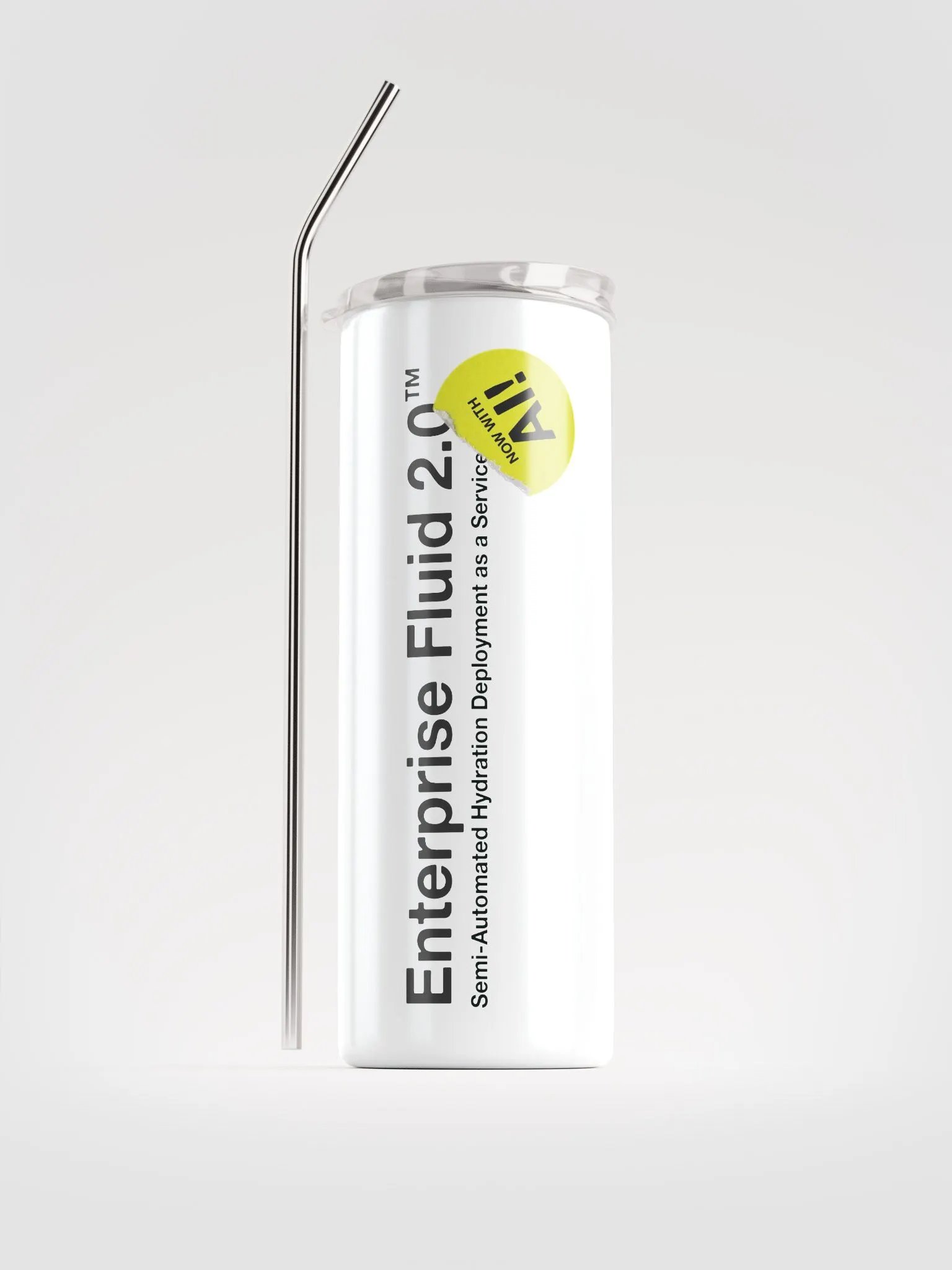 Enterprise Fluid 2.0 - Stainless Steel Tumbler (White) product image (1)
