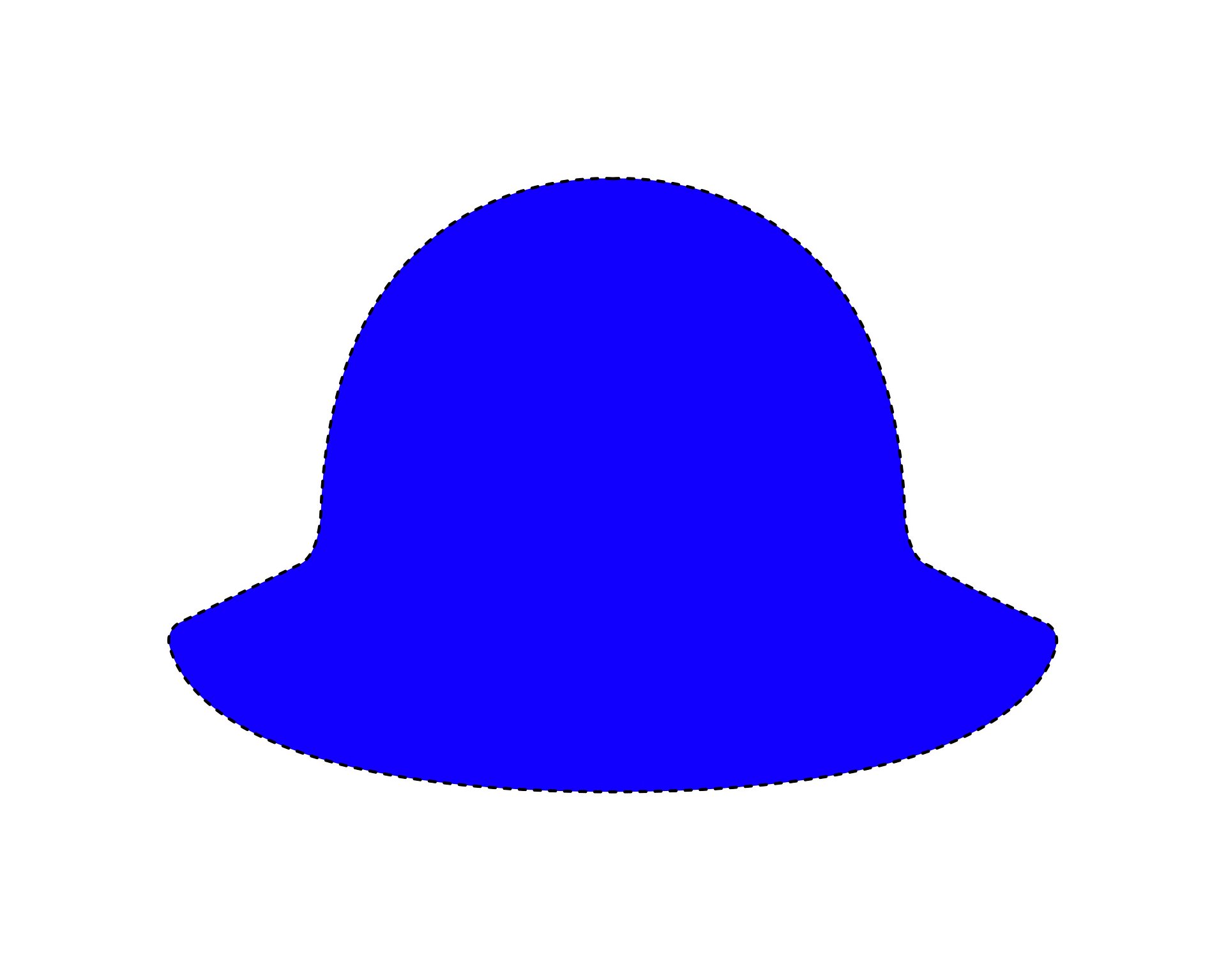 Classic Wet Felting Hat Template product image (1)