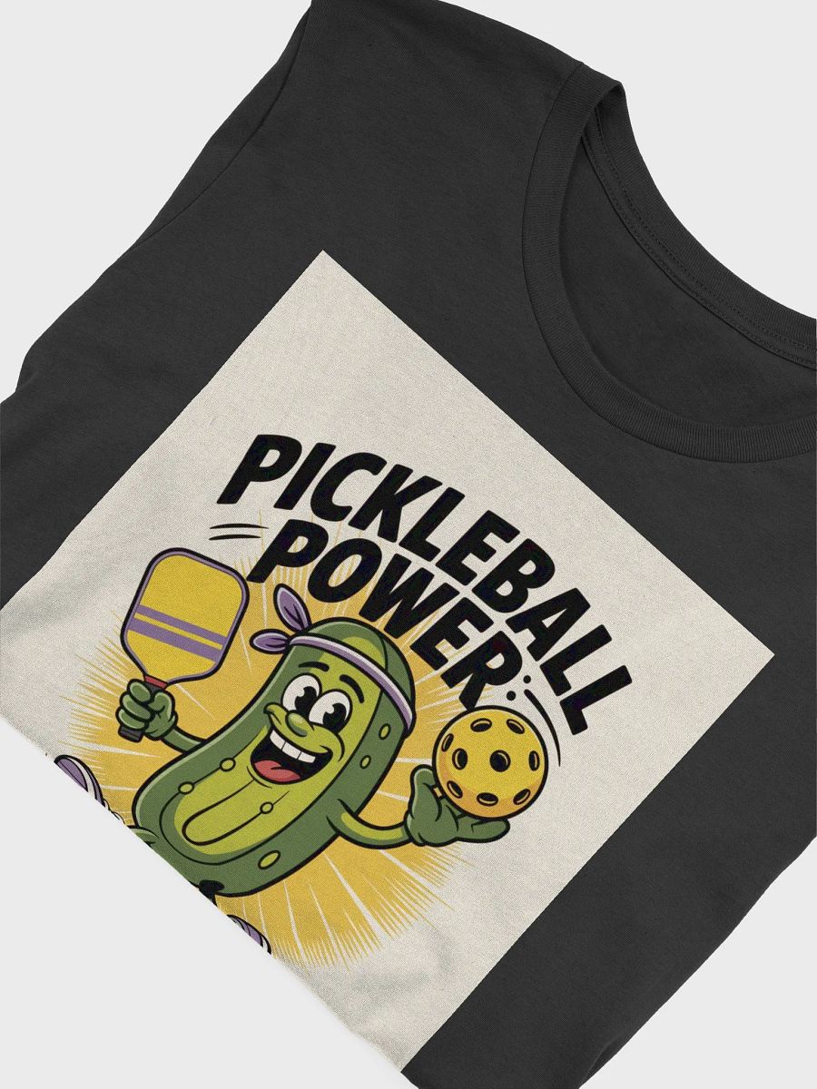 Pickleball Power T-Shirt – Fun Pickle Character Design product image (48)