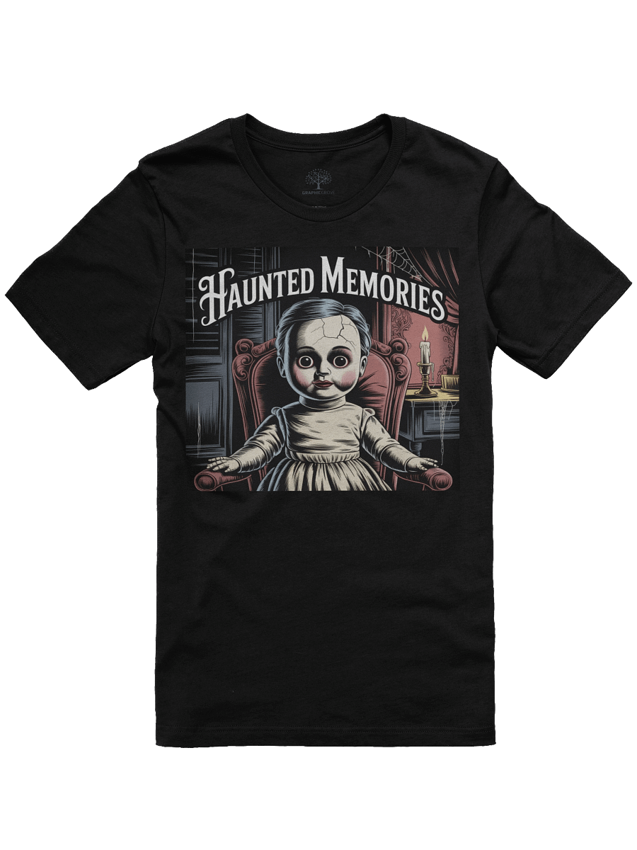 Creepy Doll 'Haunted Memories' T-Shirt - Unisex Supersoft Gothic Design product image (3)