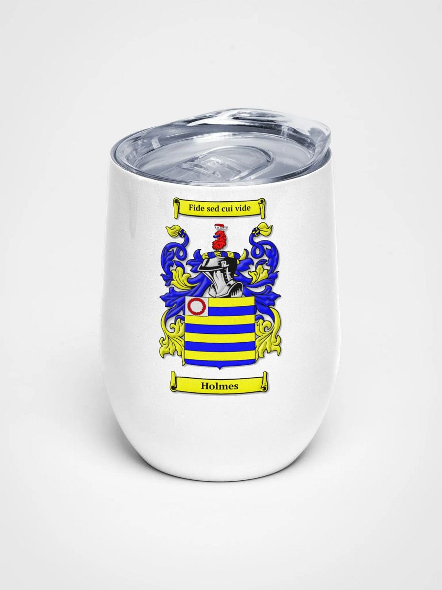 Holmes Family Crest - Wine Tumbler product image (1)