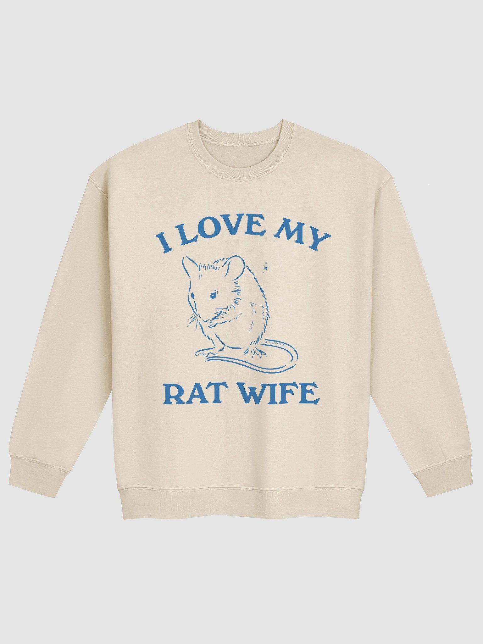 I love my rat wife Crewneck product image (25)