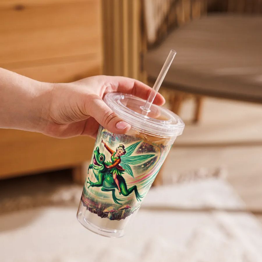 Enchanted Frog Fairy 16 oz Double Wall Insulated Tumbler product image (9)
