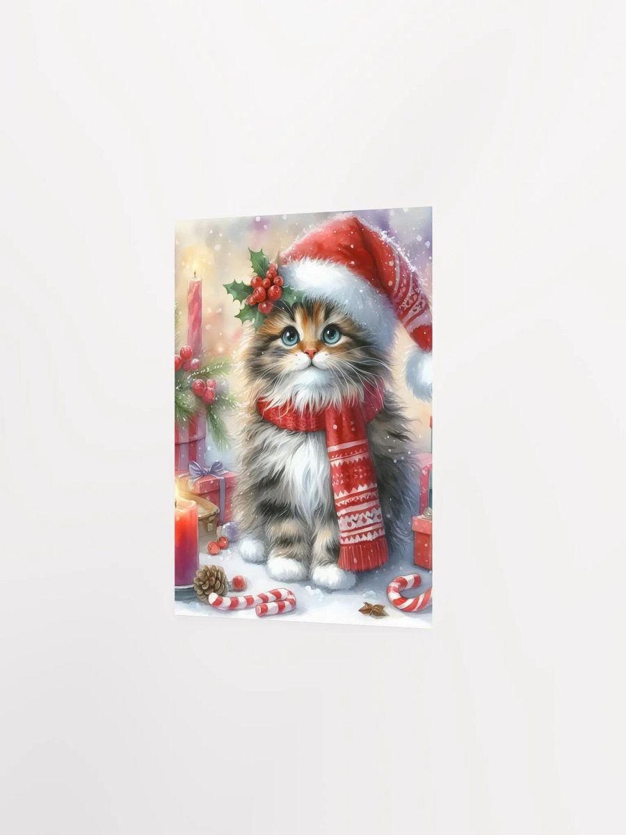 Festive Feline Wonderland Poster product image (5)