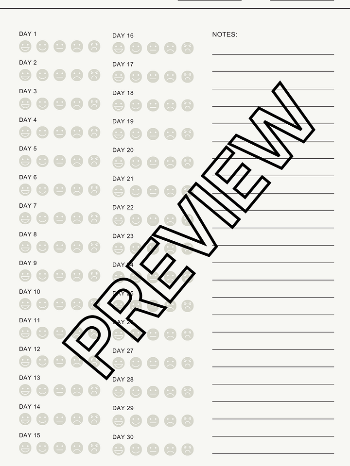 Monthly Mood Tracker product image (1)