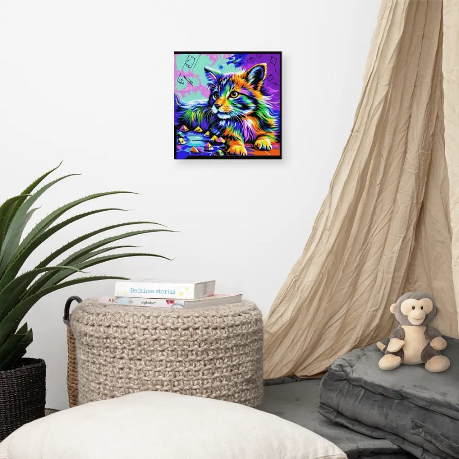 Cute Cat Digital Painting - v4 product image (7)