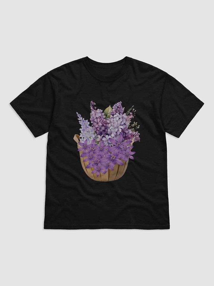 Lilac Blooms Basket T-Shirt product image (2)