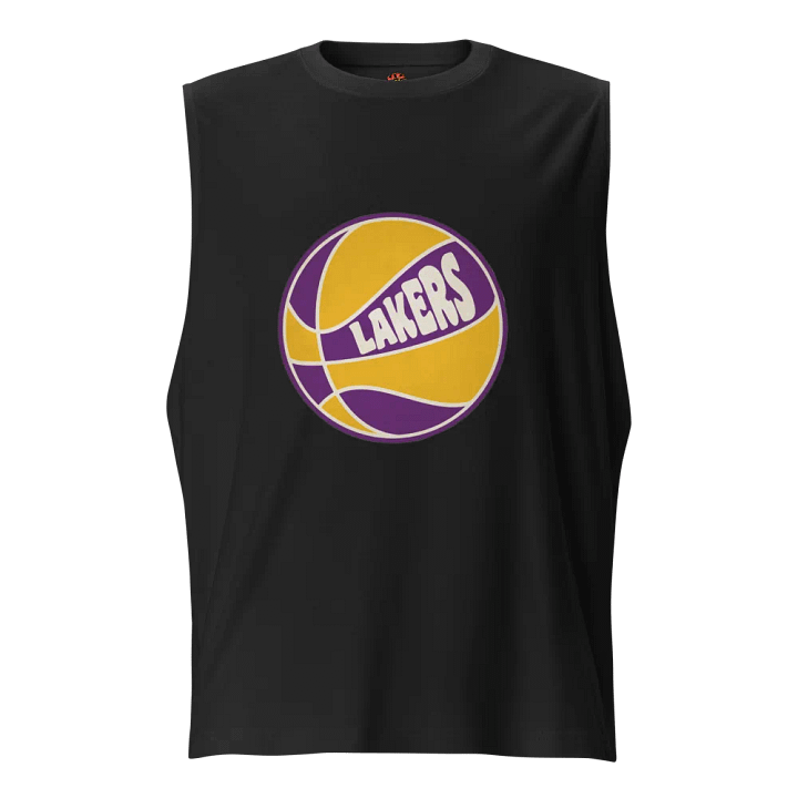Patriot Nedo Brand Lakers Basketball Logo Muscle Tank product image (1)