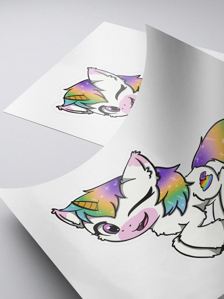 "Winky Unicorn" Sticker product image (4)