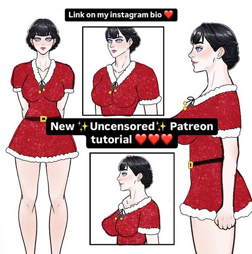 New Patreon Tutorial ❤️🥰 #digitalart #digitalartist #illustration #art #tutorial #drawing #draw #howtodraw #buboosenchan #ana...