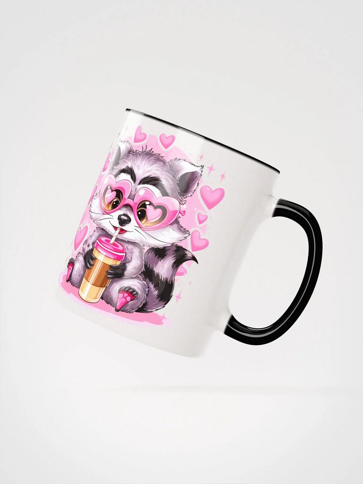 Love-Struck Raccoons Ceramic Mug product image (4)