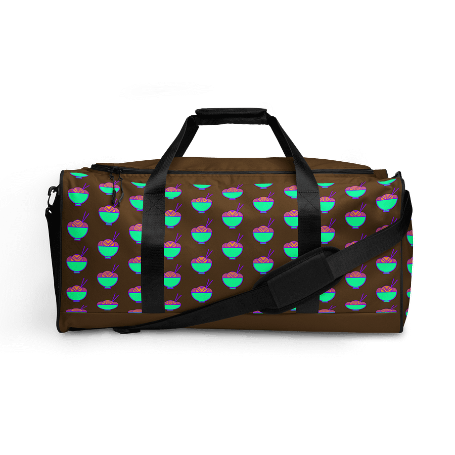 Noodle Crew Duffel Bag! (Brown) product image (1)