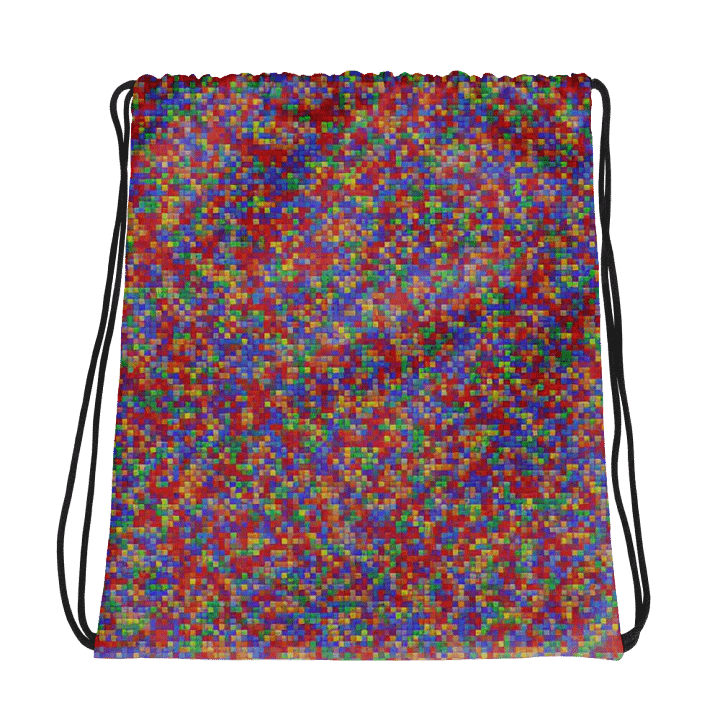 Chaos Mosaic Drawstring Backpack product image (1)