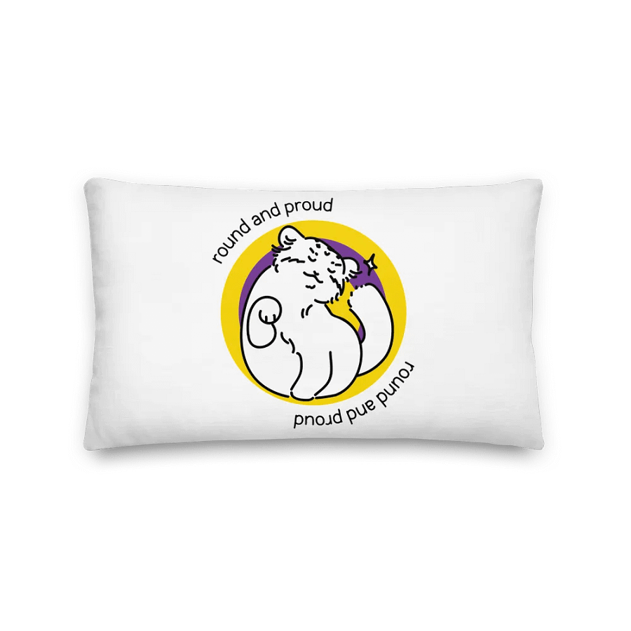 Round and Proud Manul Intersex Version - Pillow product image (2)