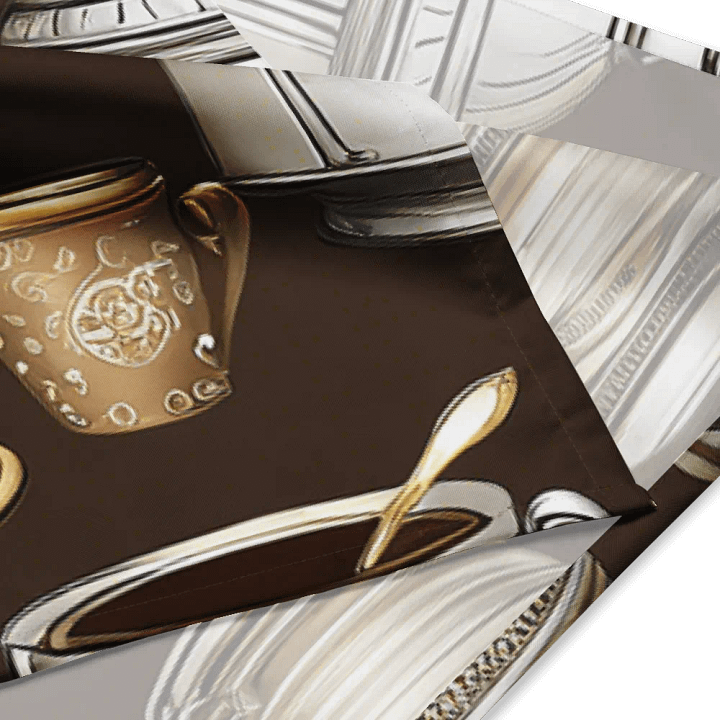 Elegant Coffee Time All-Over Bandana product image (4)