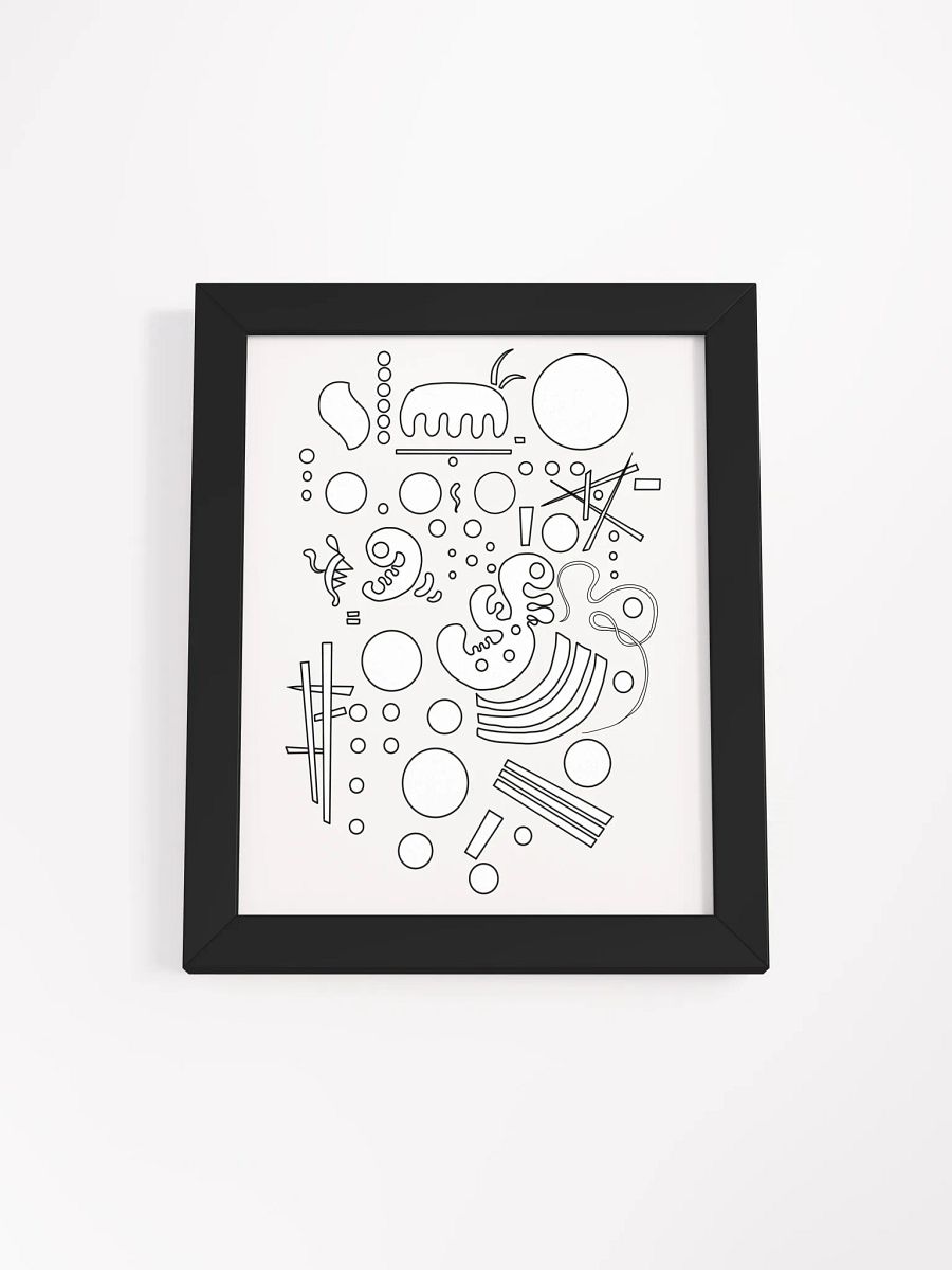 Color-Your-Own Kandinsky's Framed Poster! product image (9)