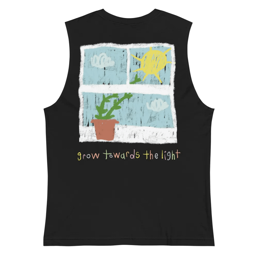 grow towards the light muscle tee :) product image (4)