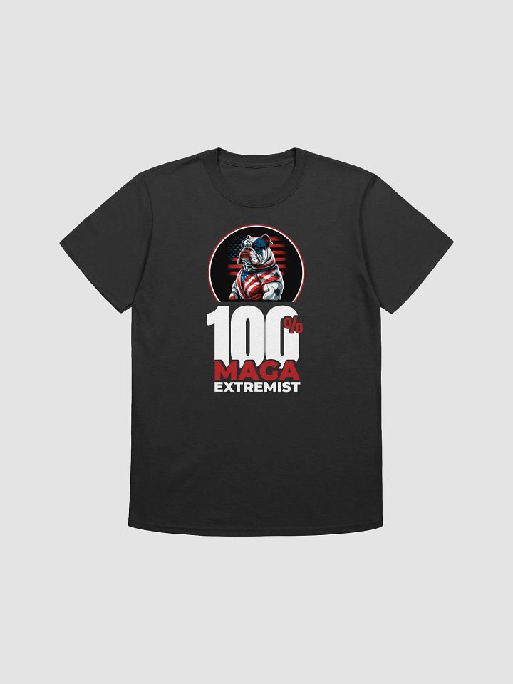 Patriotic Bulldog MAGA T-Shirt_Dark product image (2)