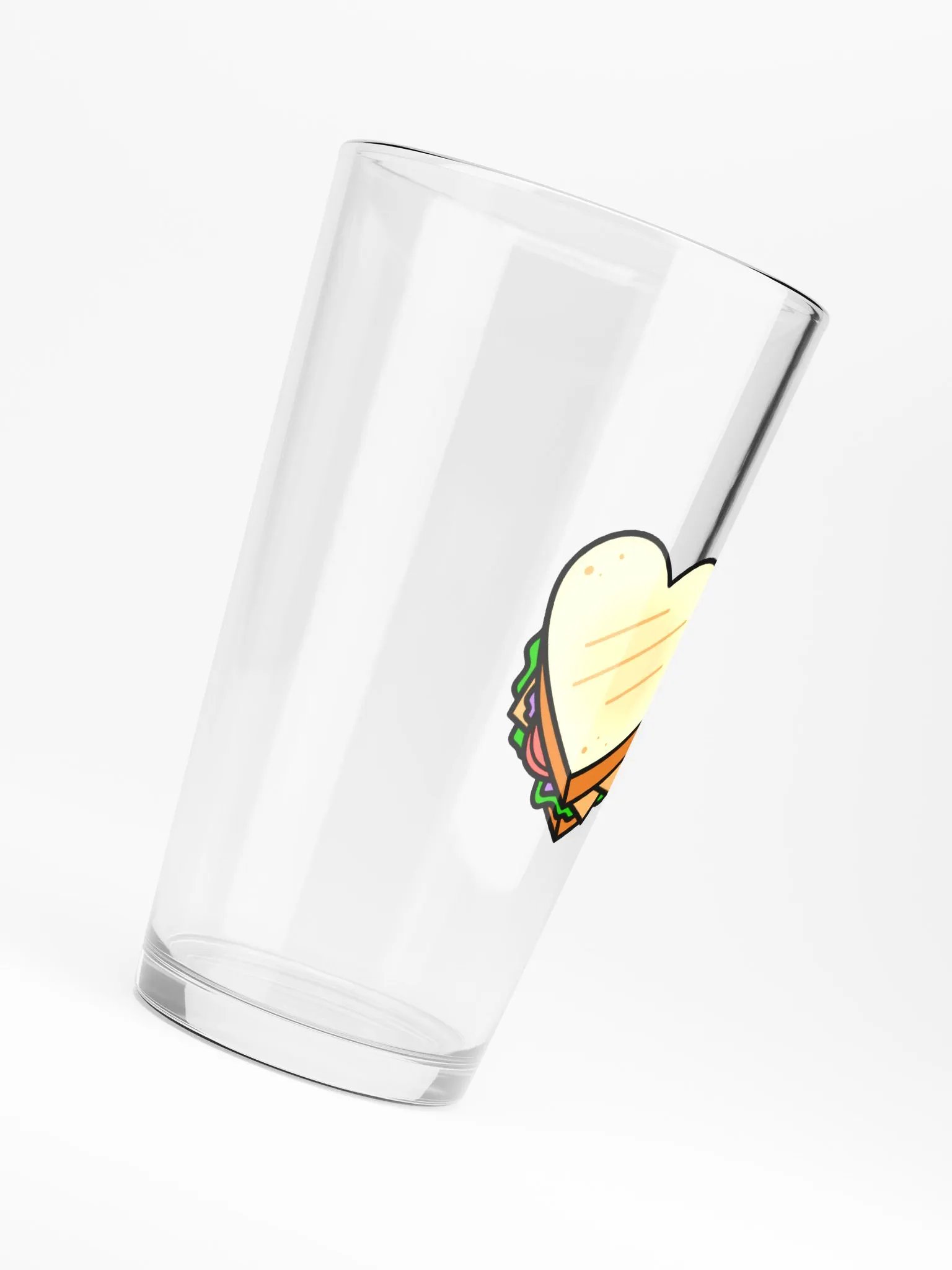 Heart Sandwich Pint Glass product image (6)