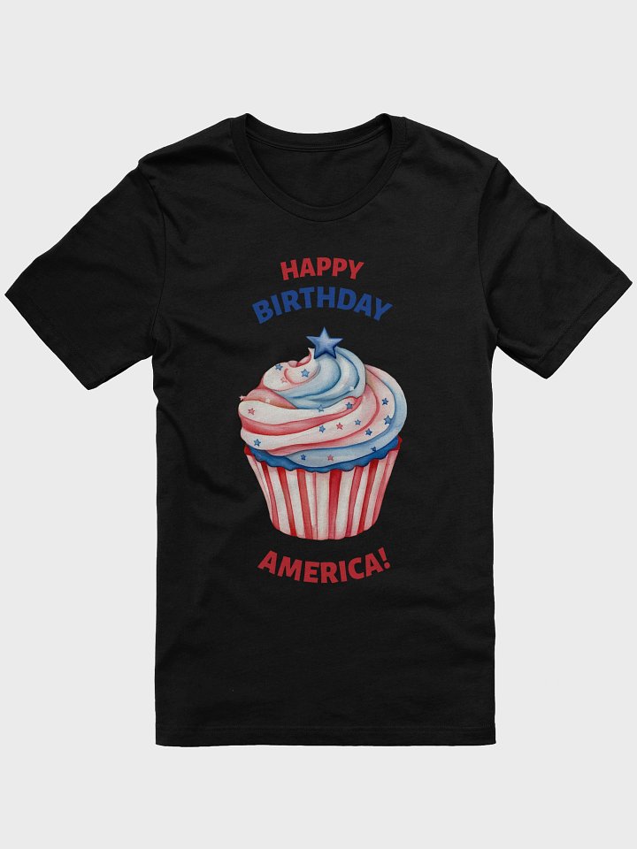 Patriotic Birthday Cupcake T-Shirt product image (3)