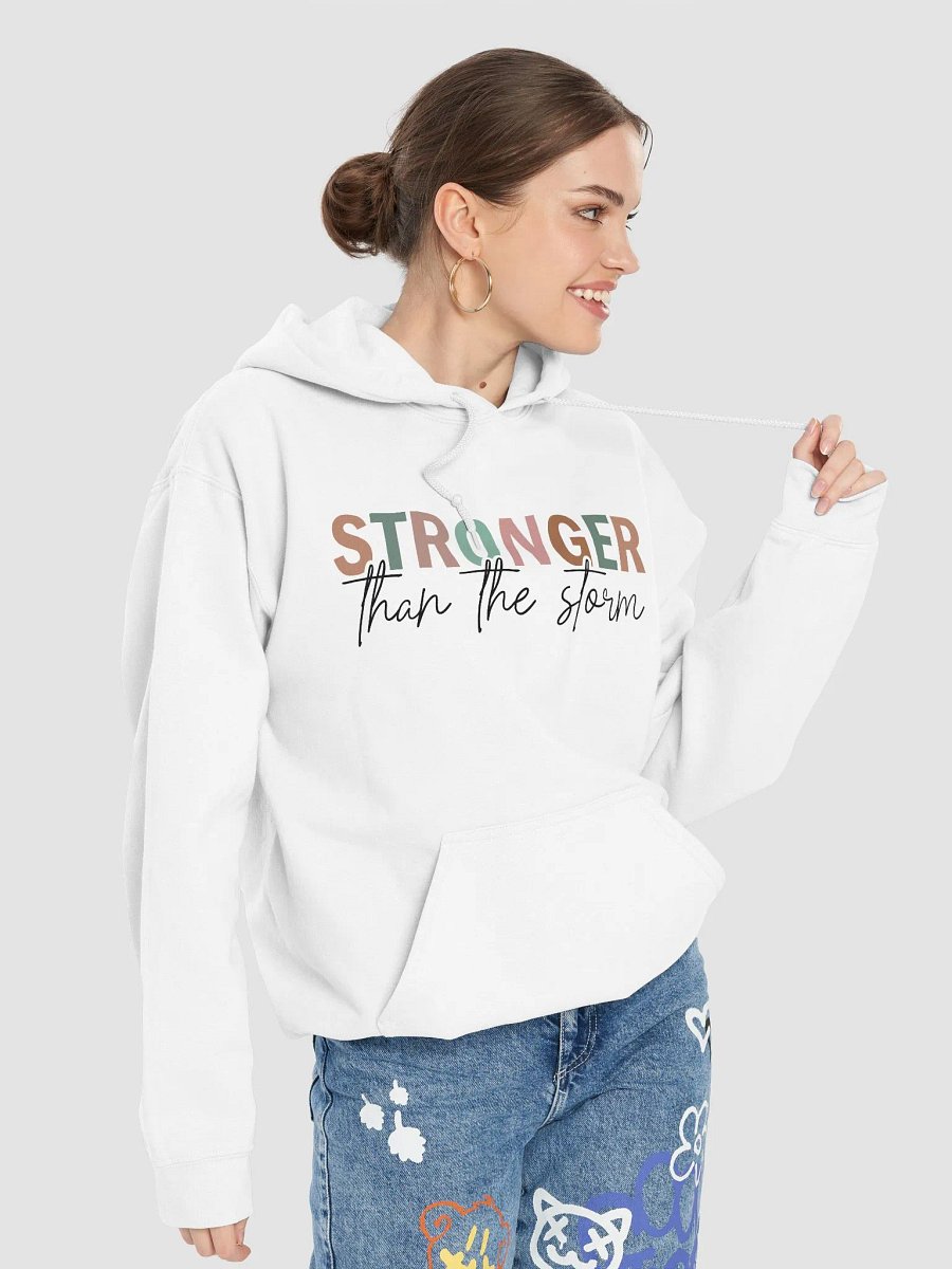STRONGER than the storm Classic Hoodie product image (3)