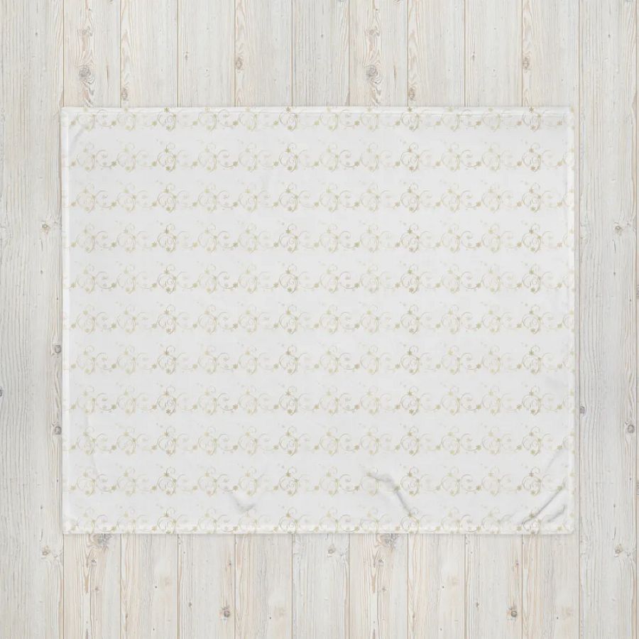 Golden Snowflakes Blanket product image (4)