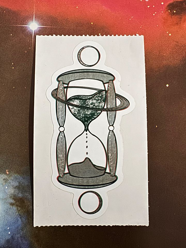 Space Time Sticker product image (1)