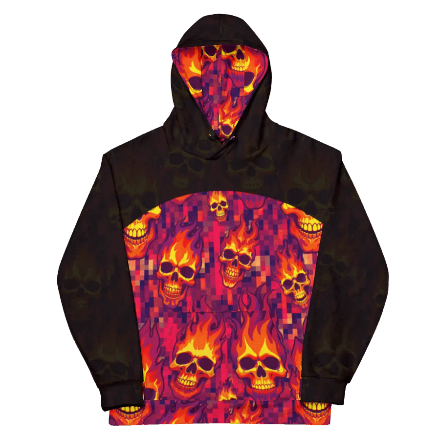 Neon Pixel Inferno Skulls (Obsidian) product image (11)
