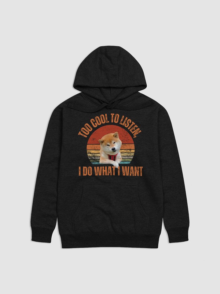 Rebel Shiba Inu Premium Hoodie product image (1)