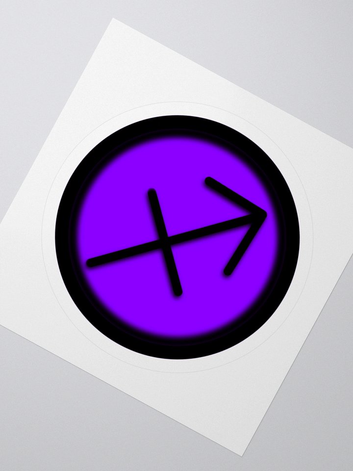 Sagittarius Glow Kiss Cut Stickers product image (5)