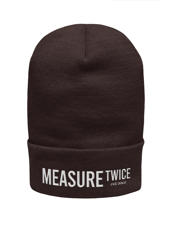 Measure Twice, Cut Once – Wooly Hat product image (1)