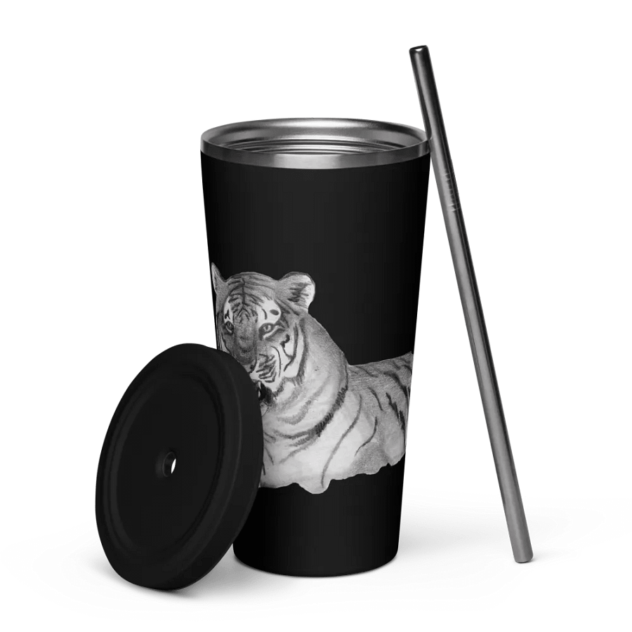 Tiger Drawing Straw Cup product image (8)
