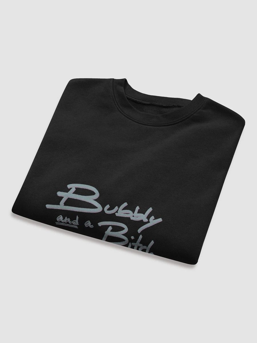 Bubbly and a B*tch (cotton candy shadow design) women's fleece crop sweatshirt product image (8)