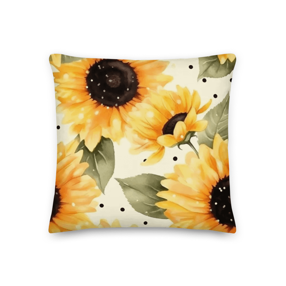 Sunflower Serenade: Throw Pillow product image (1)