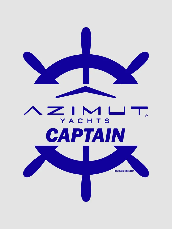 Azimut Yachts - T-Shirt - Light Shirt w/Blue Logo product image (2)