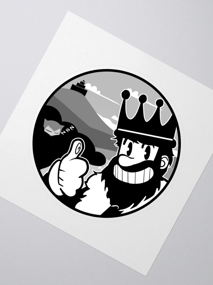 Royal Thumbs-Up Sticker product image (2)