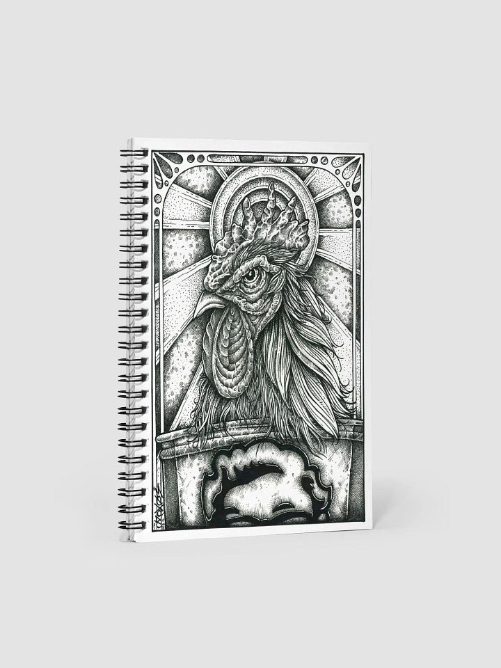 Rooster Spiral Notebook product image (1)