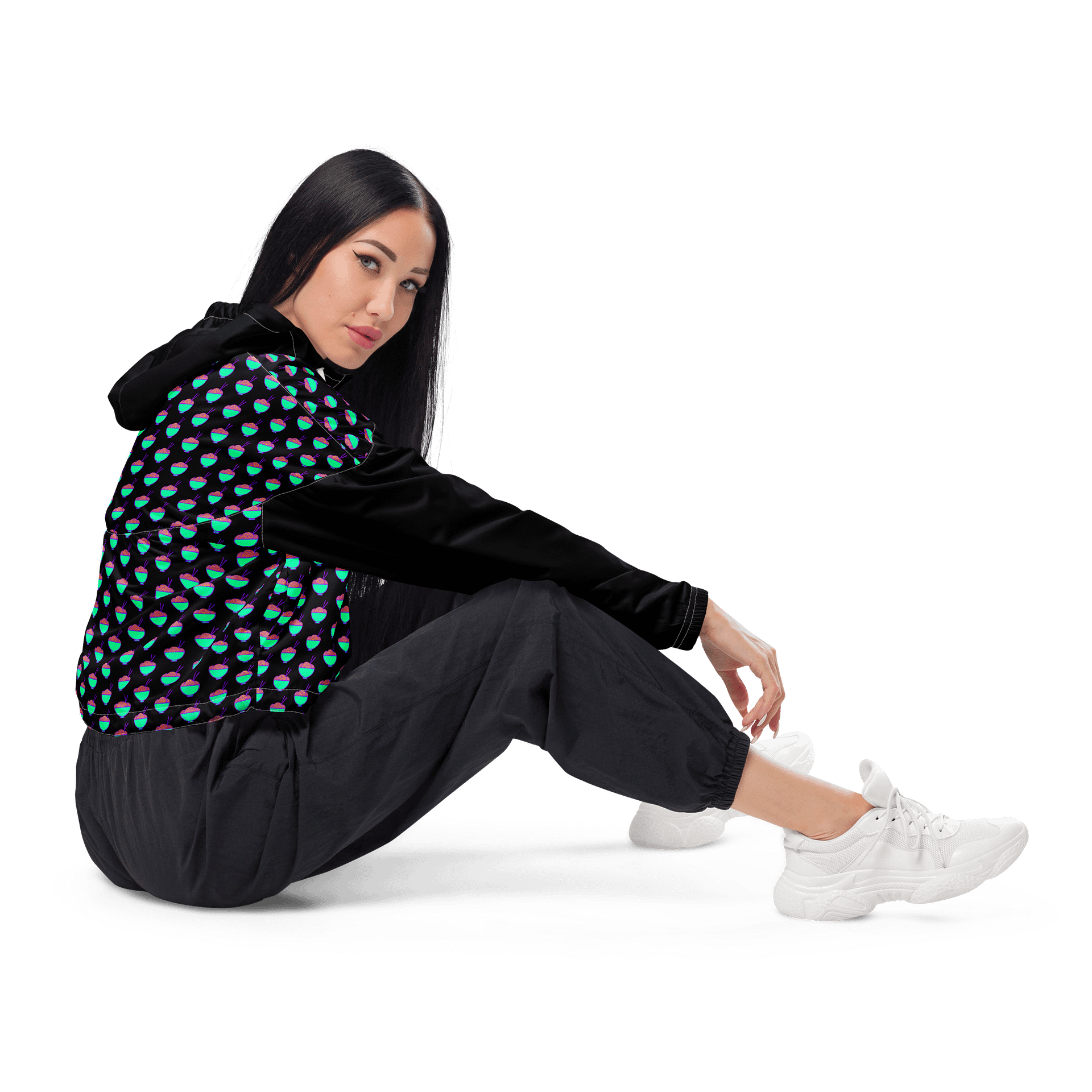 Noodle Crew Windbreaker! (Black) product image (4)