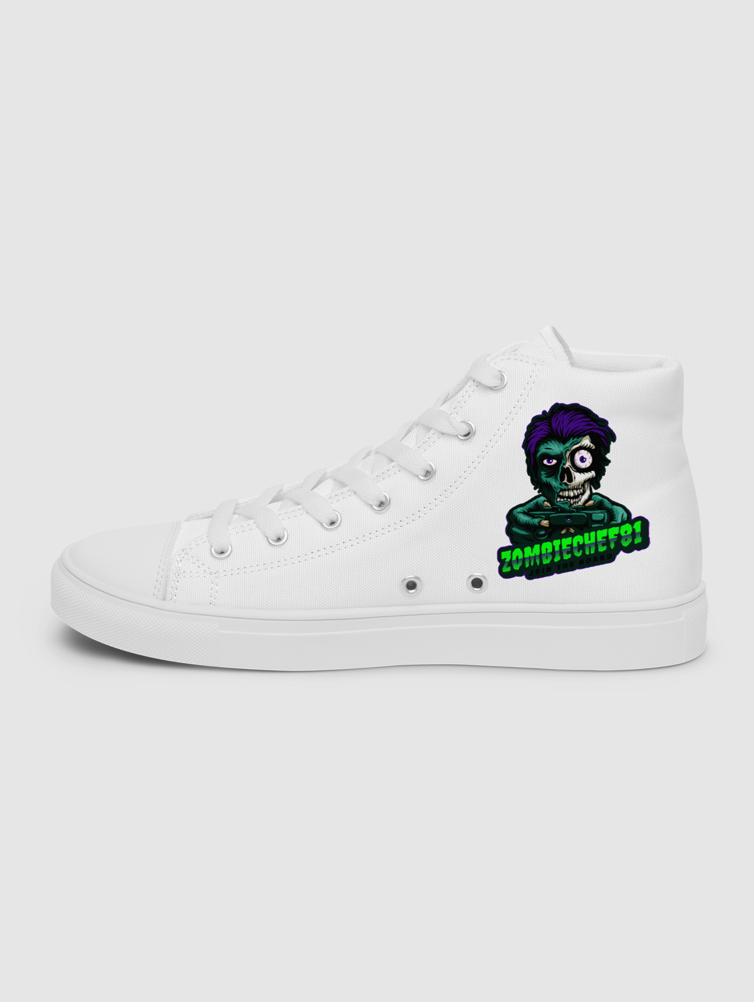 [ZombieChef81] Women’s high top canvas shoes product image (12)