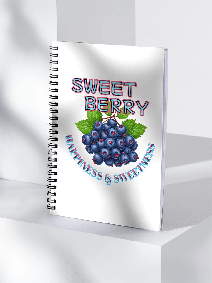 Sweet Berry Happiness And Sweetness Spiral Notebook product image (1)