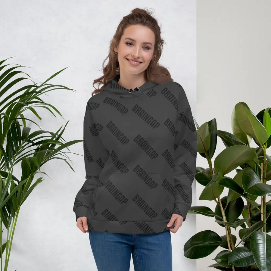 Braingap Unisex Dark Hoodie product image (5)