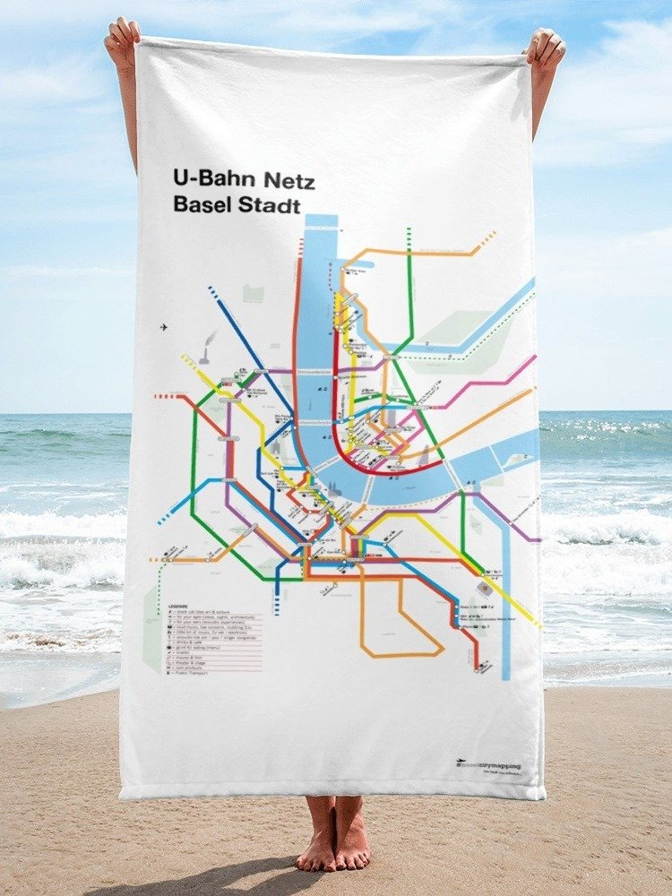 #UBAHN Basel Strandtuch product image (1)