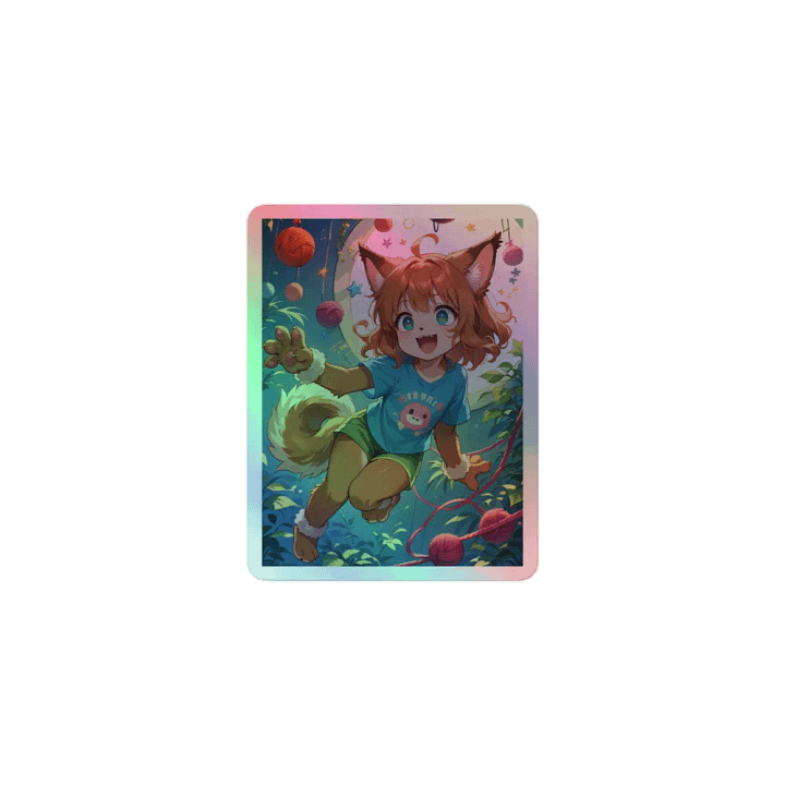 Animated Cat Girl Sticker Sheet product image (1)