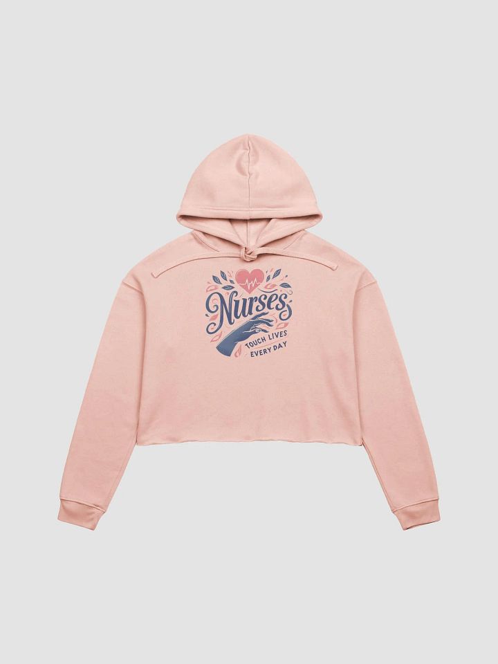 Nurse's Heartfelt Crop Hoodie product image (1)